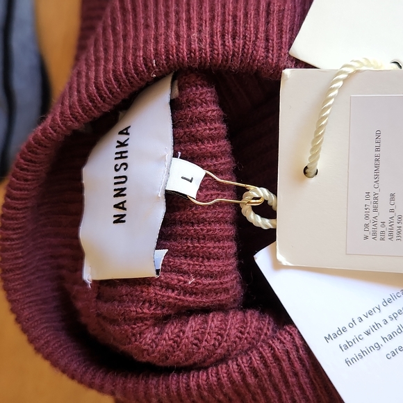 Nanushka Abhaya Sweater Dress Size Large - Picture 9 of 16